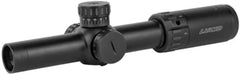 LUCID Optics 1- 6x 24 Second Focal Plane, MOA Based Rifle Scope (Blue Illumination & the P7 Reticle)