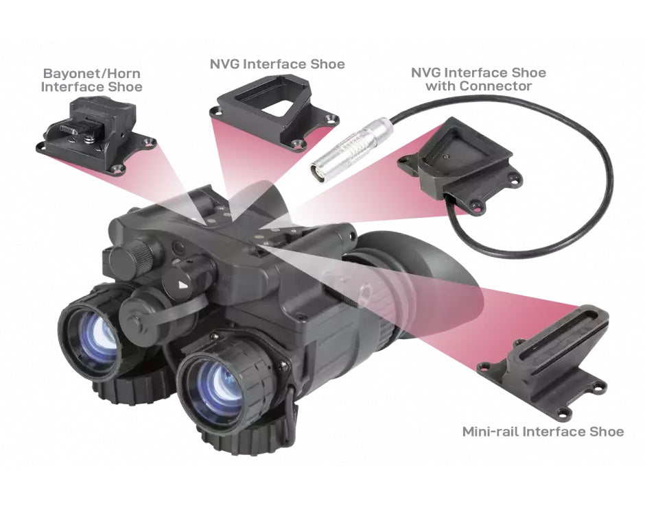 AGM NVG-40 3AL1 Dual Tube Night Vision Goggle/Binocular Gen 3+ Auto-Gated "Level 1"
