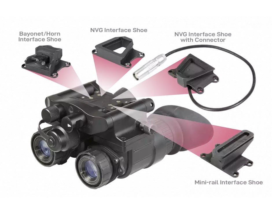AGM NVG-50 NL1 Dual Tube Night Vision Goggle/Binocular 51 degree FOV Gen 2+ "Level 1"