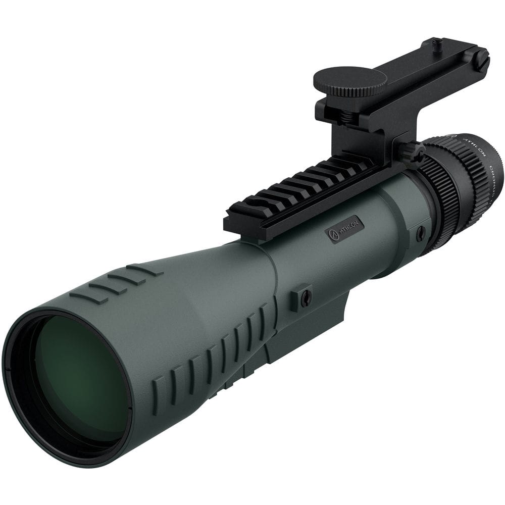 Athlon_Cronus_Tactical_7-42x60_Spotting_Scope_Grey_Front_Left_View_with_Optional_Equipment