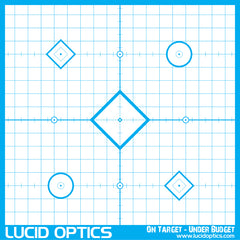LUCID OPTICS Precision “Sight In” Target